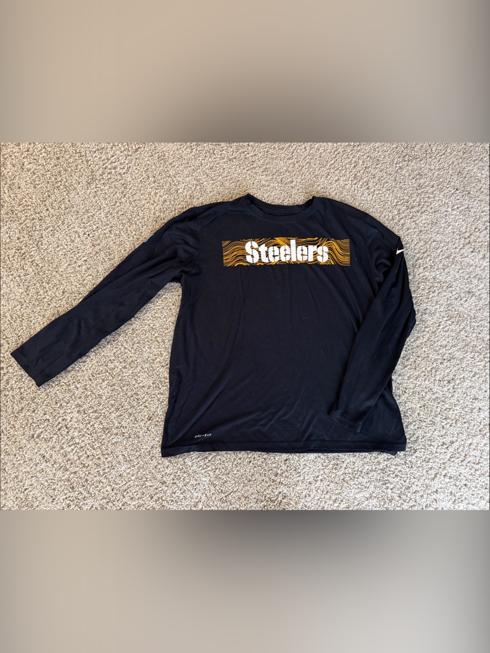 NFL DRI-FIT Nike Steelers Black Tee